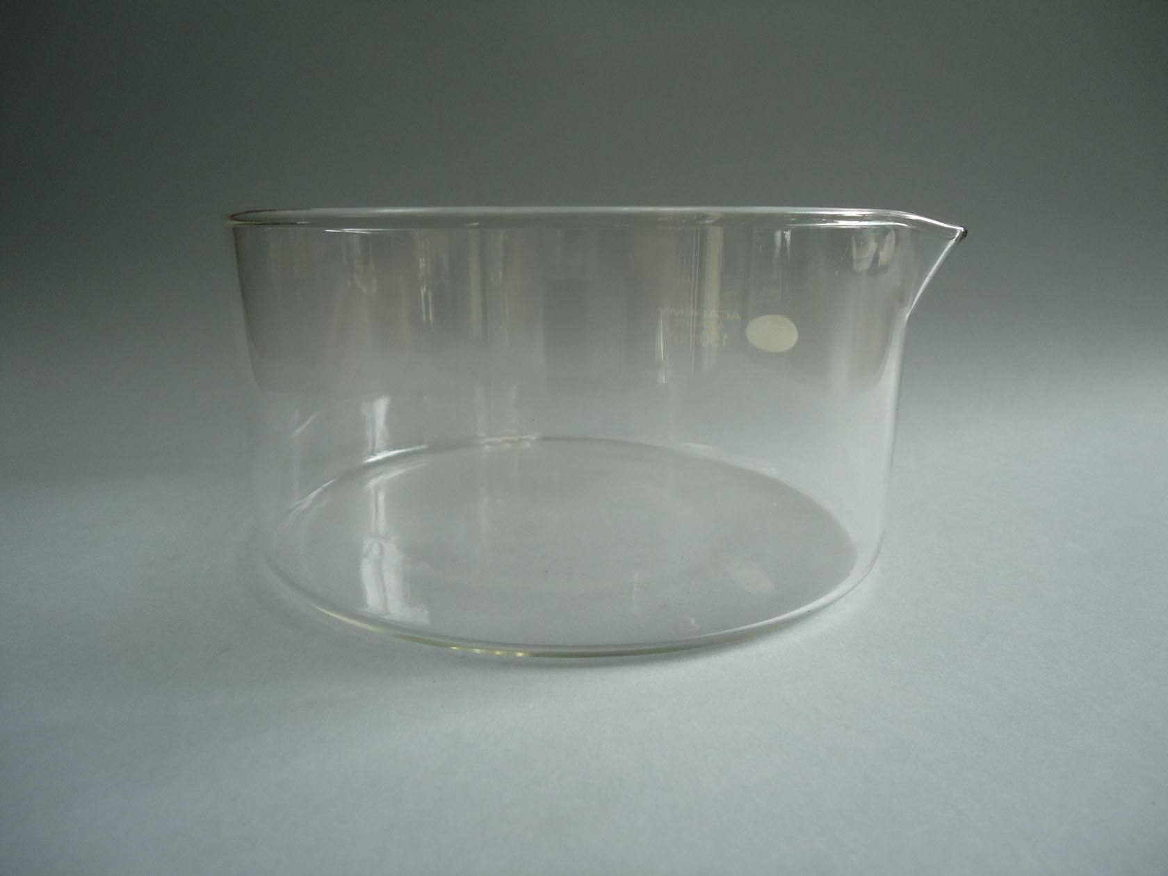 Cristalizador vidrio borosilicato 15 cms. con pico